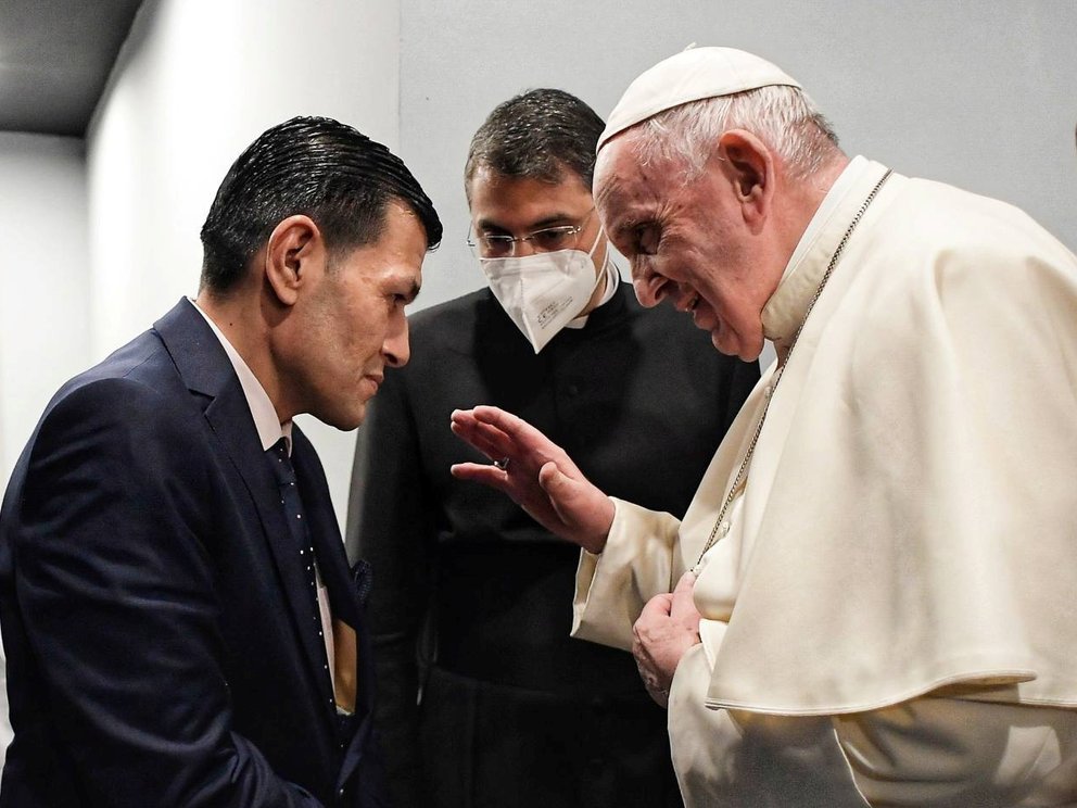 El papa Francisco se reunió con el padre de Aylan Kurdi, el niño sirio que murió ahogado en el Mar Egeo