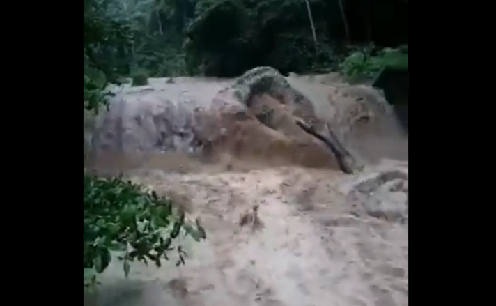 Lluvias provocaron alarmante crecimiento de ríos en Vargas (Videos)