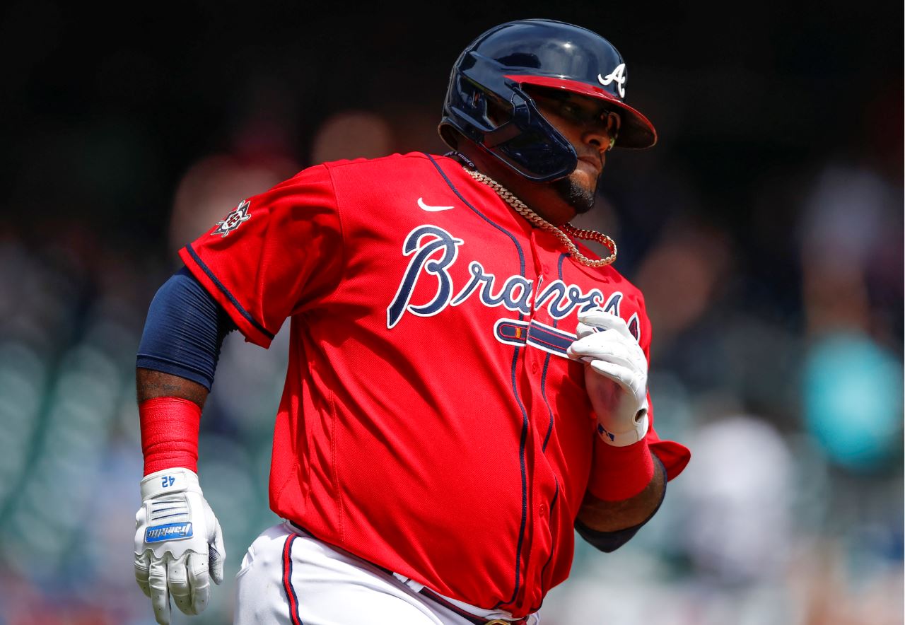 ¡Increíble! Pablo Sandoval predijo el cuadrangular 100 de Ronald Acuña Jr. (Video)