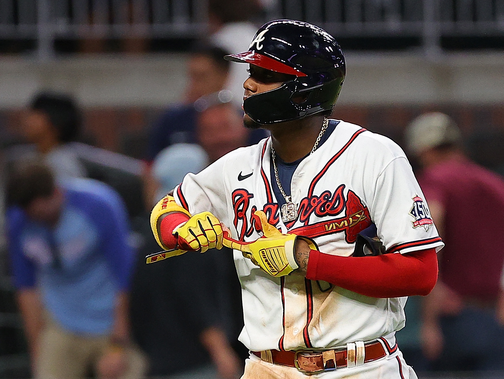 ¡Arepa power! Ronald Acuña Jr. pegó un grand slam contra los Piratas (VIDEO)