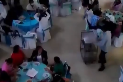 Alcaldes chavistas montaron una coronaparty dentro del Hospital Victorino Santaella (VIDEO)