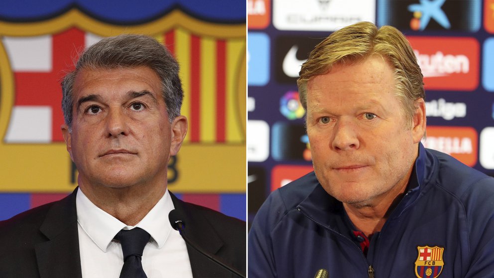 La frase de Laporta sobre el estado de salud de Koeman que generó polémica