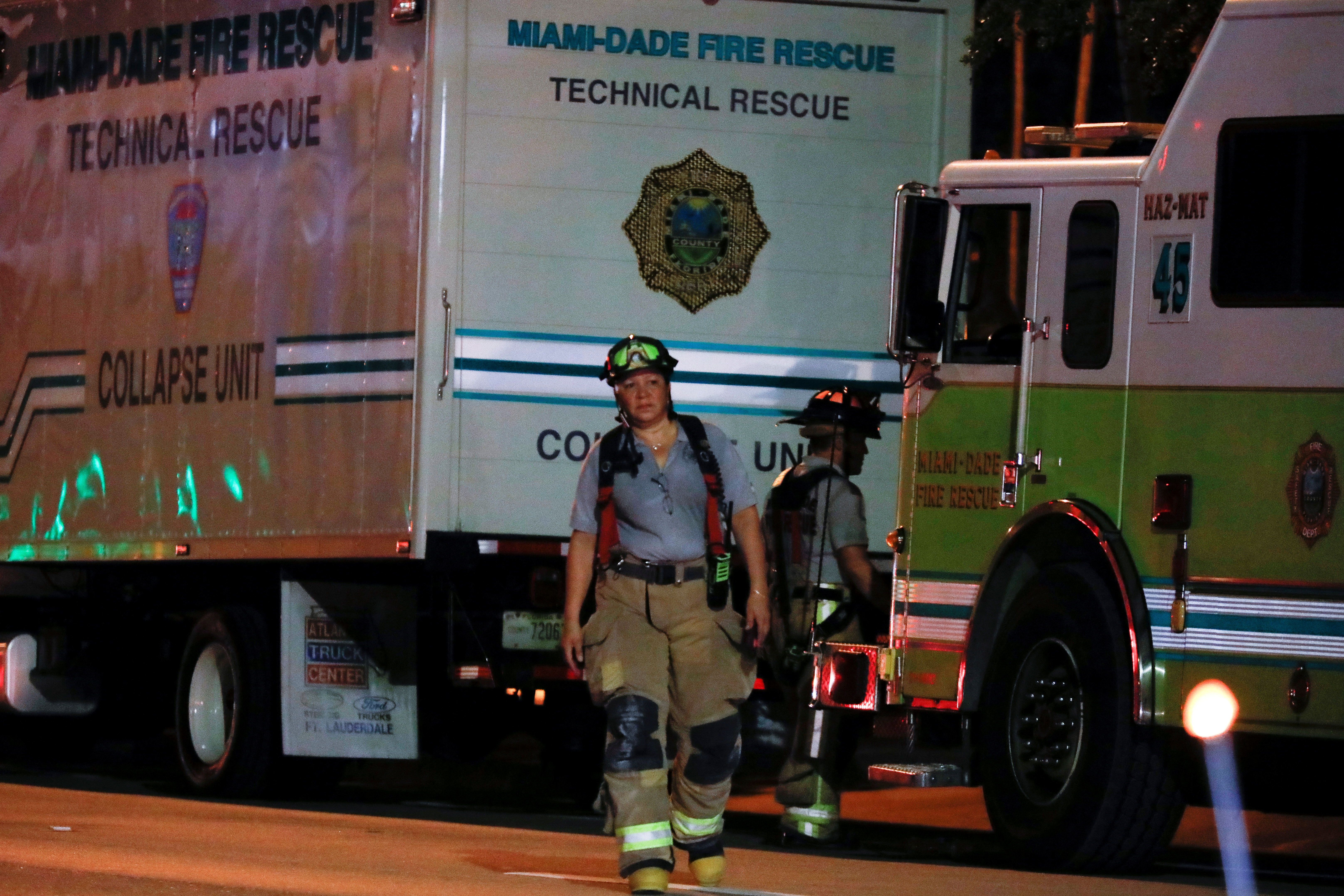 Las FOTOS del derrumbe del edificio en Miami