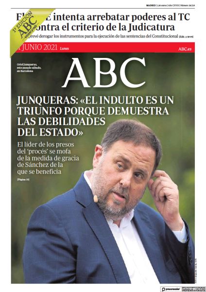 Portadas de la prensa internacional de este lunes 21 de junio de 2021