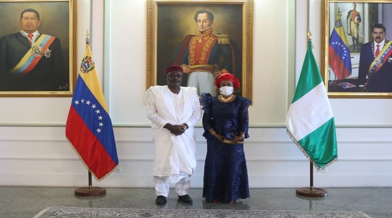 Régimen de Maduro recibió al nuevo representante de Nigeria para afianzar sus negocios turbios