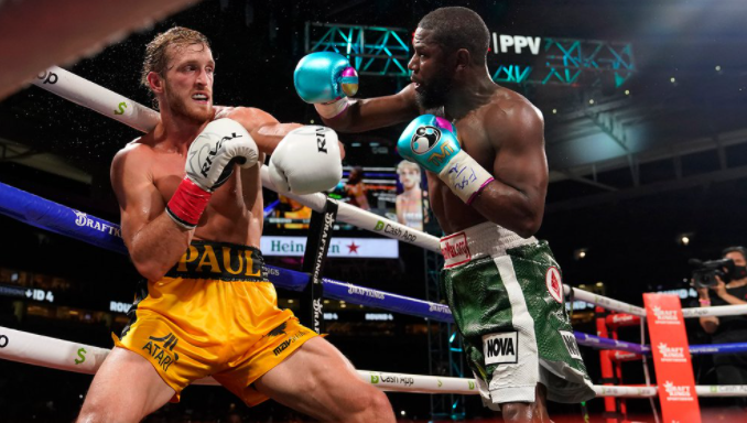 Floyd Mayweather no pudo vencer al youtuber Logan Paul en una pelea inédita