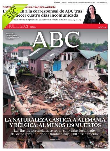 Portadas de la prensa internacional de este sábado 17 de julio de 2021