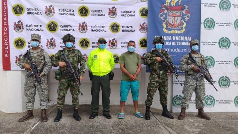 Capturan a “Mapana”, presunto cabecilla del ELN en el Magdalena Medio, Colombia