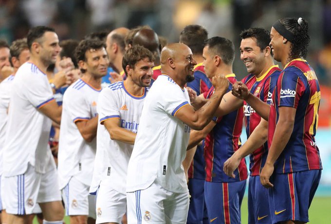 El Real Madrid le ganó al Barcelona el espectacular “clásico” de leyendas en Israel