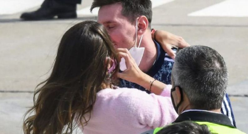 EN VIDEO: El emocionante reencuentro entre Leo Messi y Antonela Roccuzzo tras ganar la Copa América