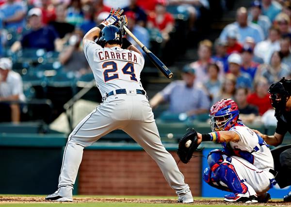 Cabrera, con sencillo, lideró el triunfo de Detroit ante Texas