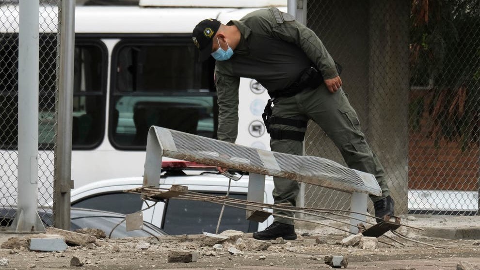 Explosion at Colombian police station leaves 13 injured