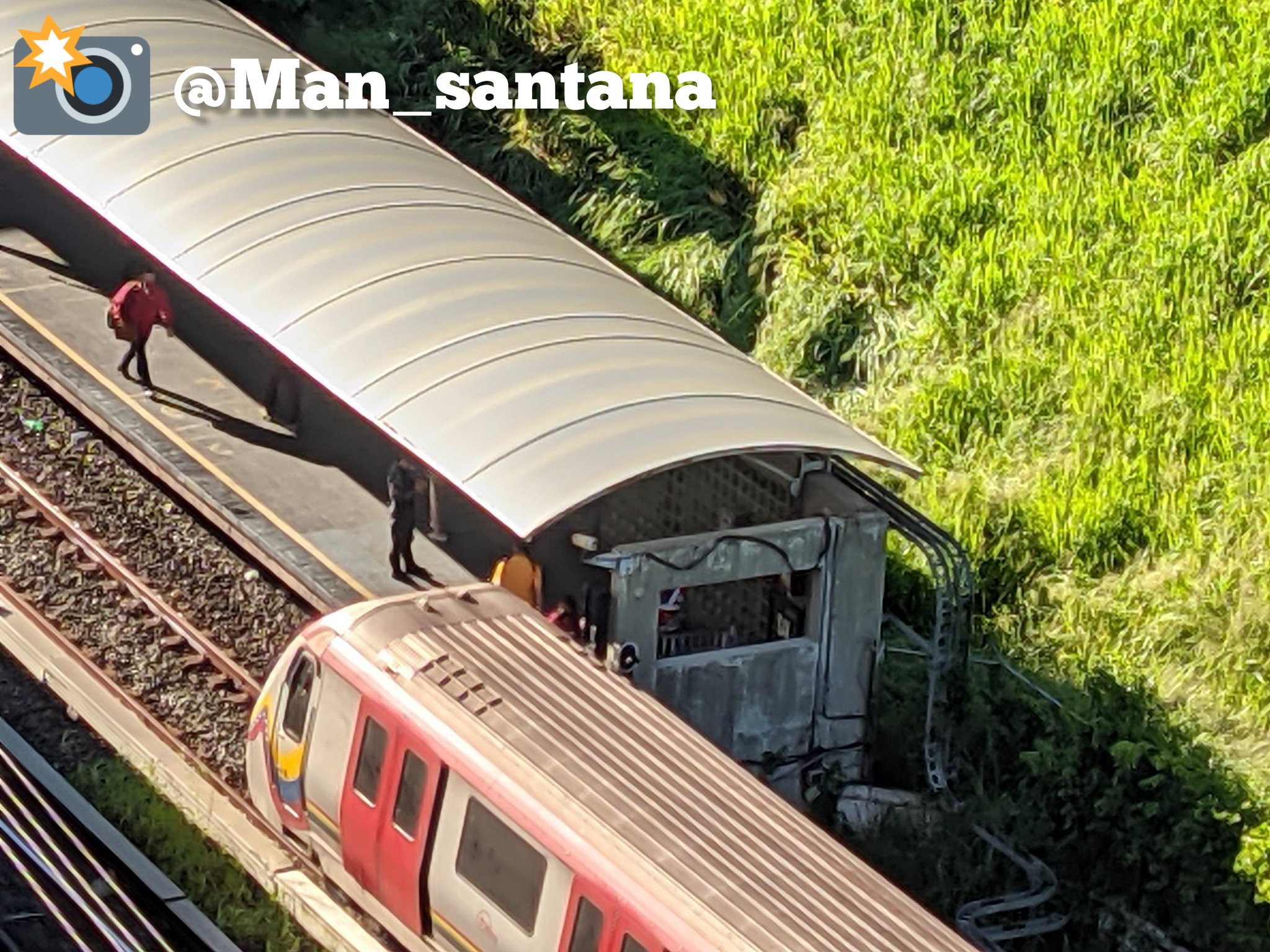 Falleció tras caer y electrocutarse en los rieles de la estación Agua Salud