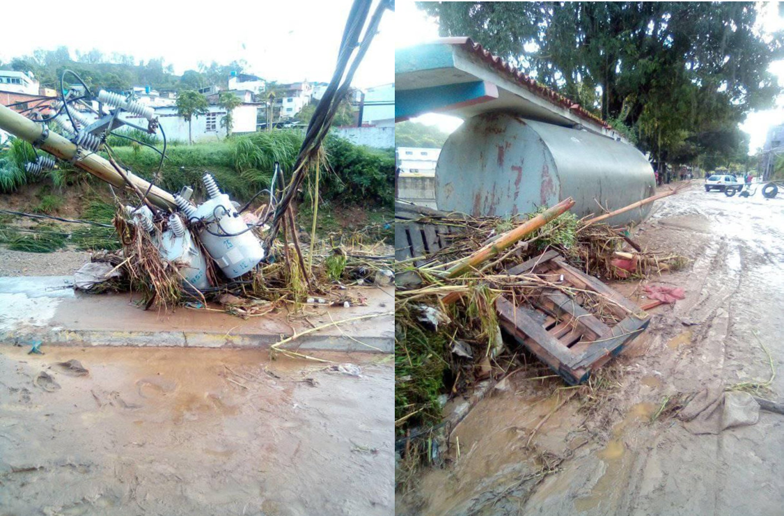 ¿Aló, Héctor Rodríguez? La Av. Víctor Baptista COLAPSÓ tras las fuertes lluvias en Los Teques (FOTOS)