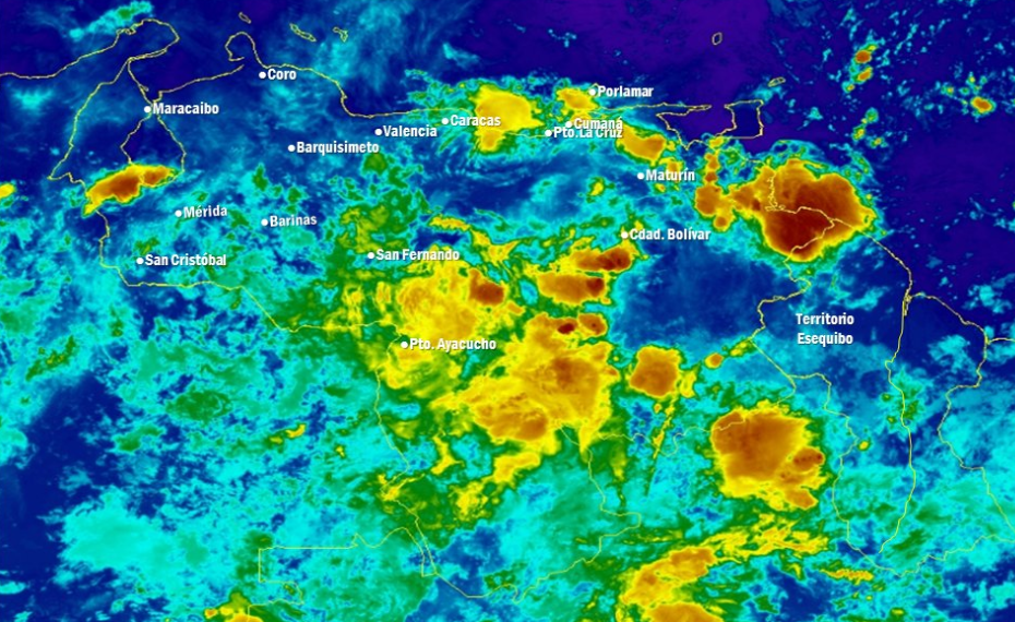 Inameh alertó sobre desarrollo de la onda tropical Nº 34