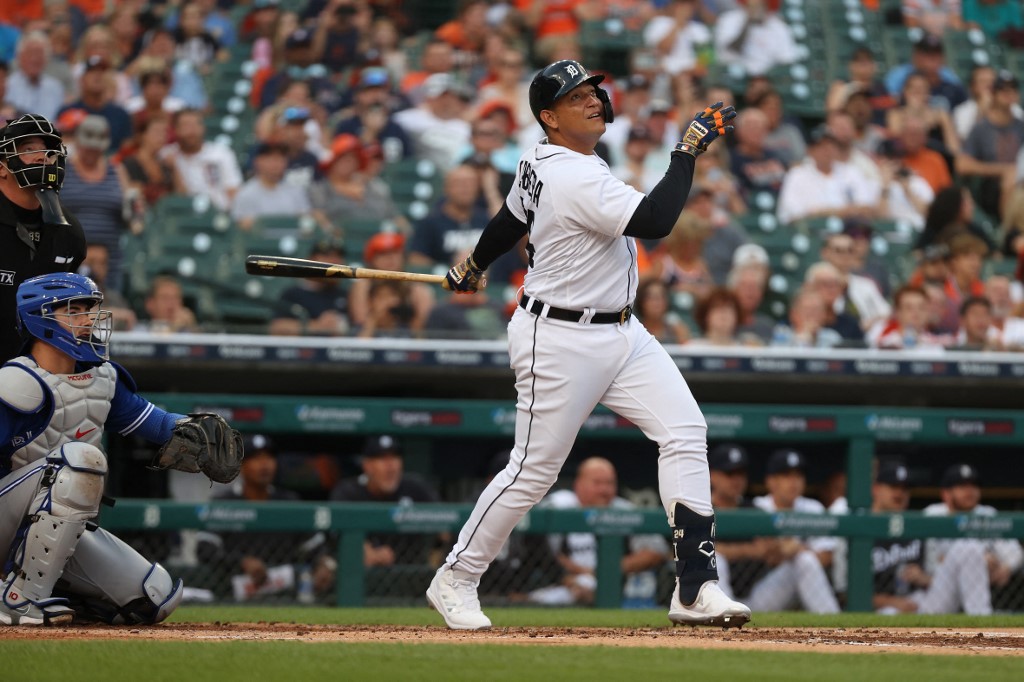 Miguel Cabrera superó a la leyenda Sam Crawford con el jonrón 502 de su carrera (Video)