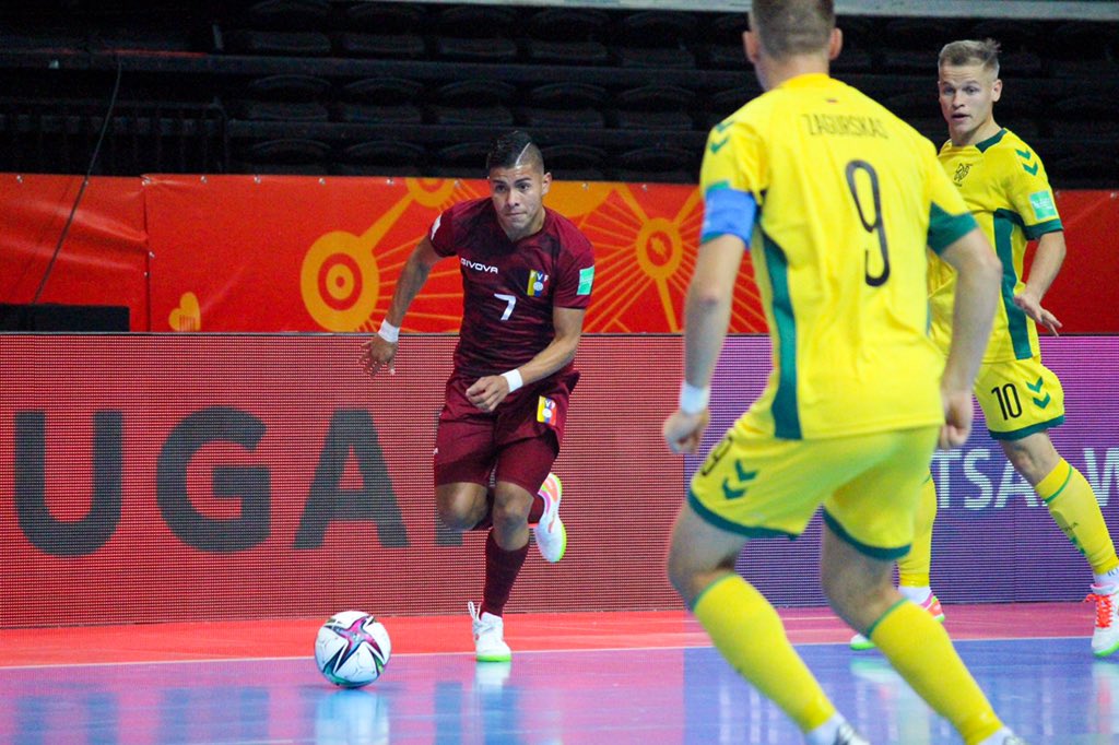 Venezuela debutó con victoria en el mundial de fútbol Sala con un golazo de Alfredo “Chavela” Vidal