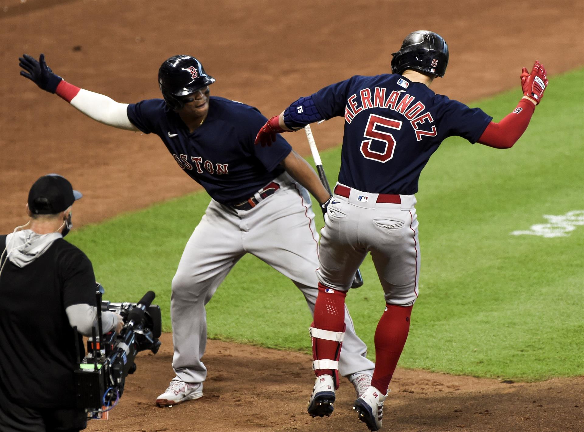 Medias Rojas hicieron historia con dos grand slams en juego contra Astros