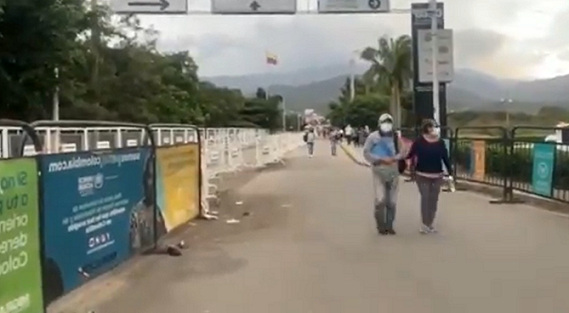 Así amaneció el puente internacional Simón Bolívar tras el anuncio de reapertura #5Oct (VIDEO)