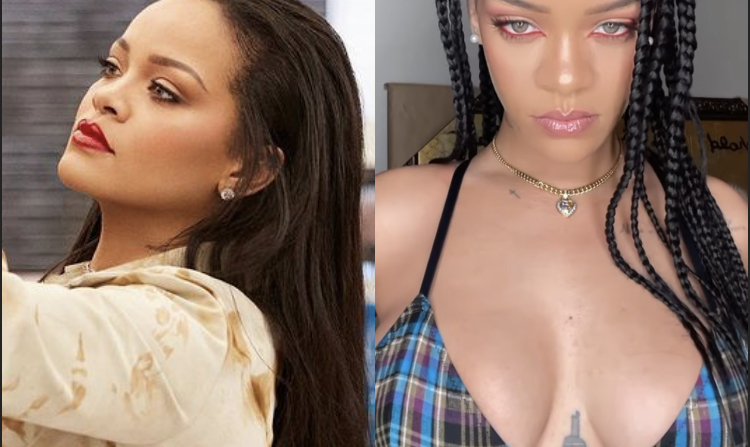 Rihanna se grabó con poca ropa desde su habitación y las fotos rodaron en internet