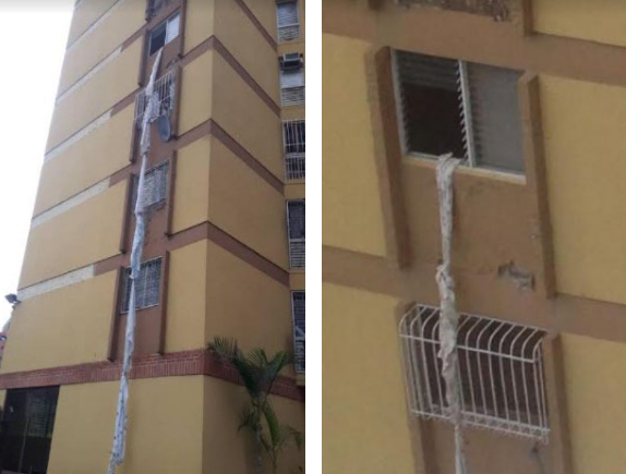 ¡INSÓLITO! Escalaron y robaron apartamentos en El Cafetal y escaparon como en cuentos infantiles (FOTO)