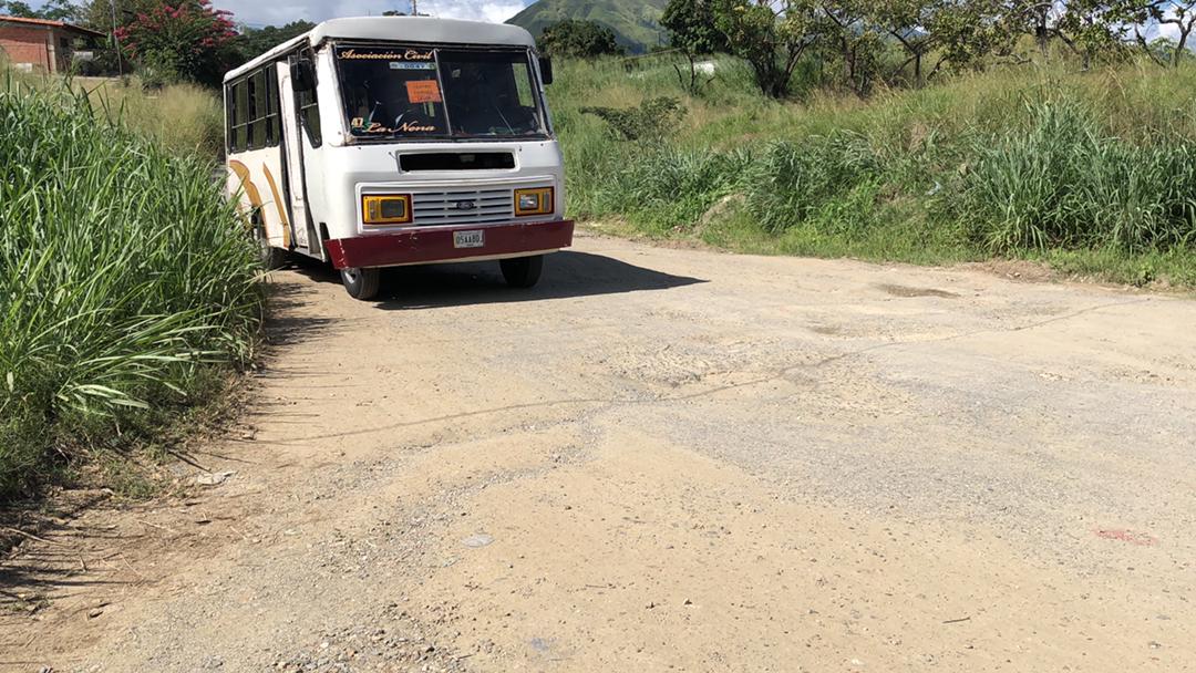 Intransitable vía de acceso a la Universidad Rómulo Gallegos en Guárico (FOTOS)