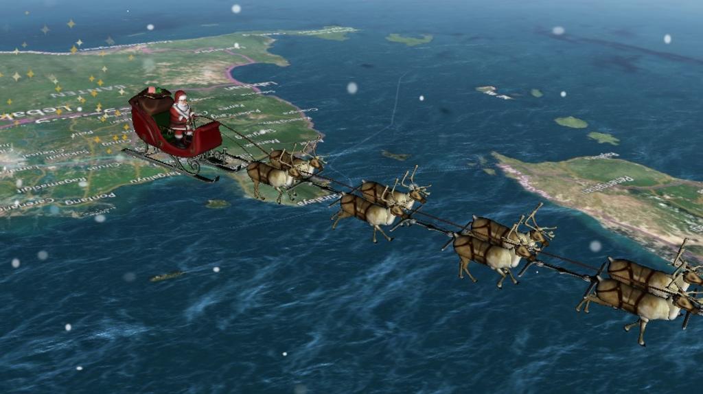 Sigue aquí el viaje de Santa Claus desde el Polo Norte (Señal En Vivo)