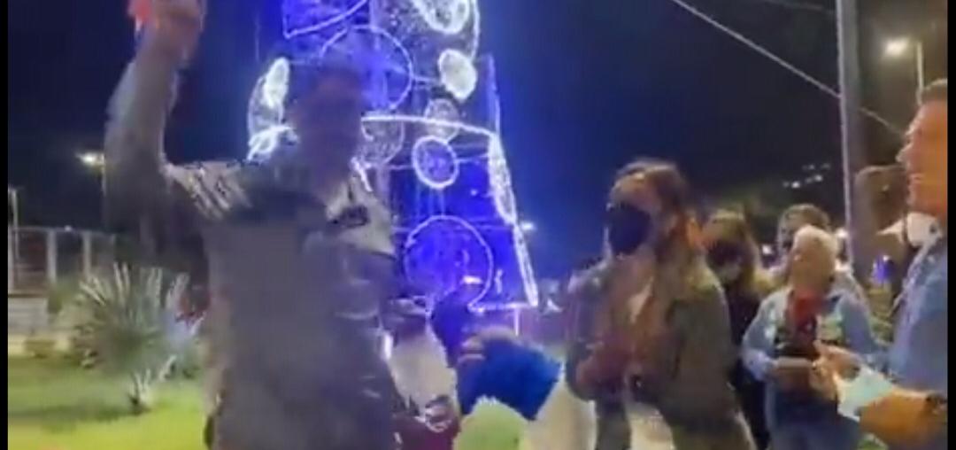 EN VIDEO: Maduro presume de las “luces de Caracas” horas previas al apagón nacional