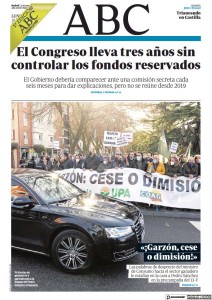 Portadas de la prensa internacional de este lunes 10 de enero de 2022