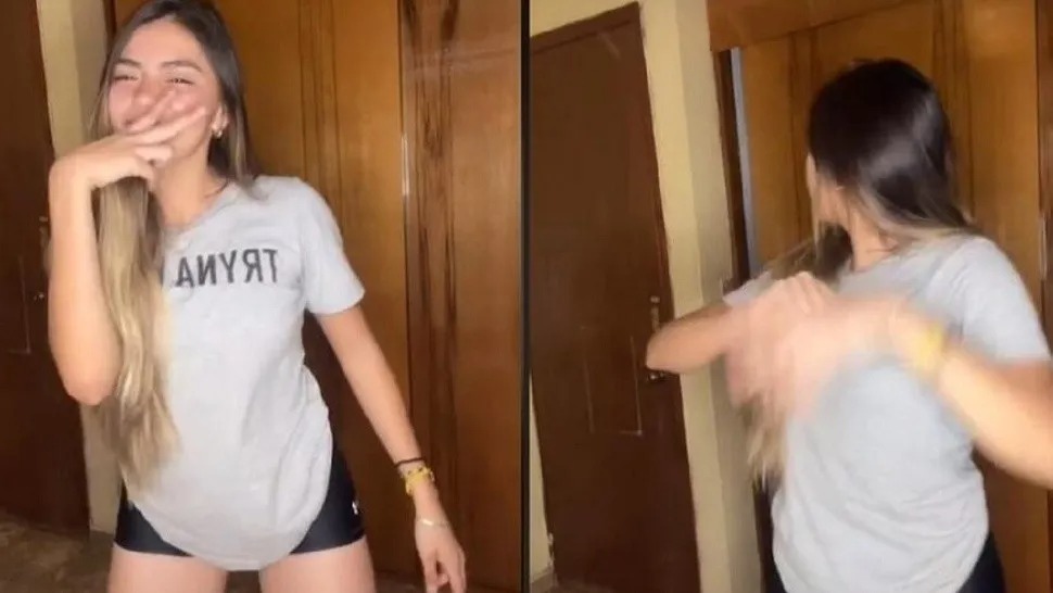 Terror en Tiktok: Vivió un escalofriante momento mientras grababa una coreografía (VIDEO)