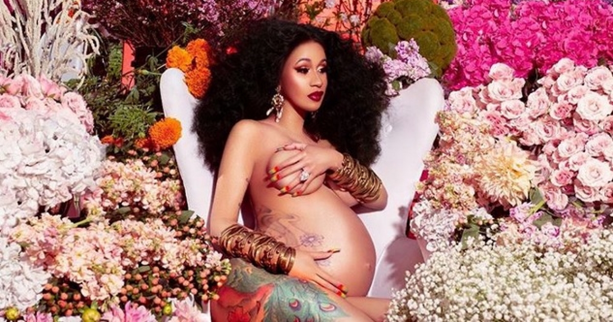 ¡Bienvenido! Cardi B presentó a su hijo y además reveló su nombre (FOTOS)