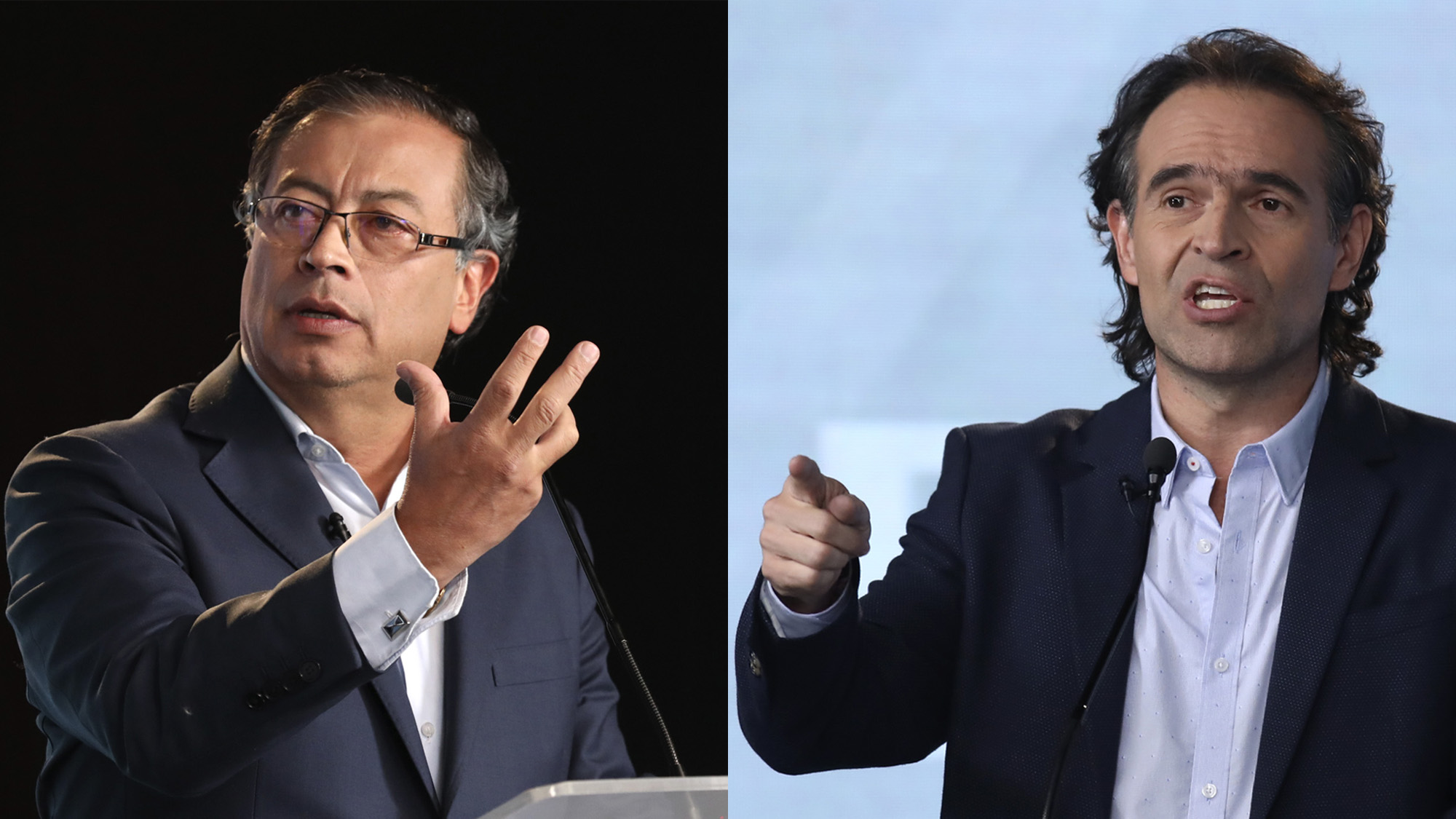 Gustavo Petro y Federico Gutiérrez, en empate técnico en la segunda vuelta, según encuesta publicada por CM&