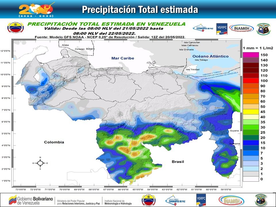 Polvo del Sahara sigue nublando el cielo en gran parte de Venezuela, según Inameh #21May