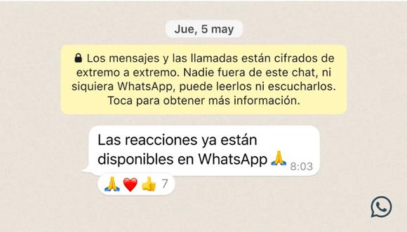 Reacciones en WhatsApp: cuatro claves y dos trucos para dominar la herramienta como un experto