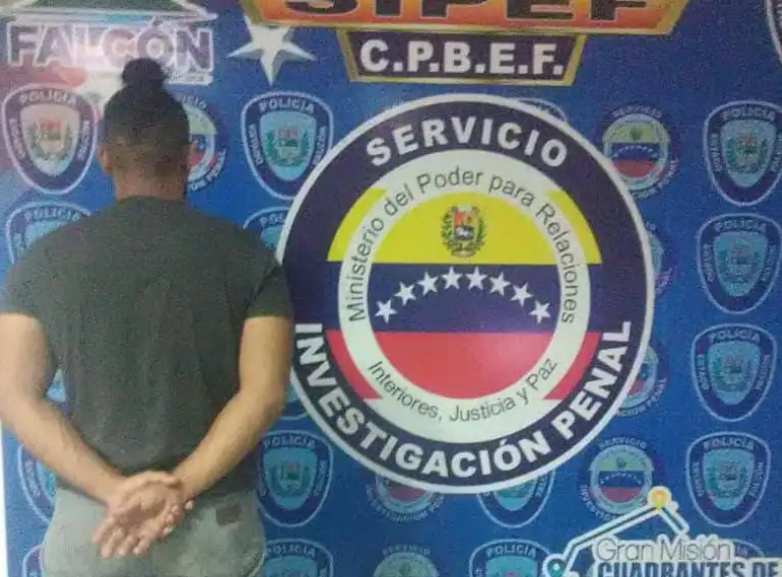 Detienen en Falcón a sujeto que publicó fotos y vídeos íntimos de una mujer por no acceder a un encuentro sexual