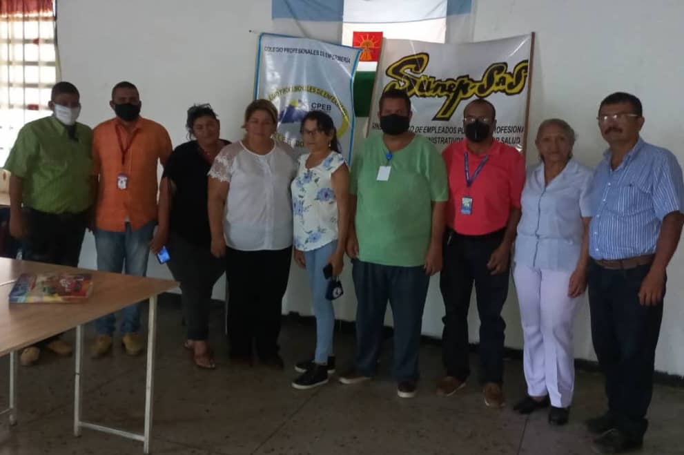 Sector salud en Barinas constituyó una “coalición sindical” para exigir al régimen de Maduro que les pague