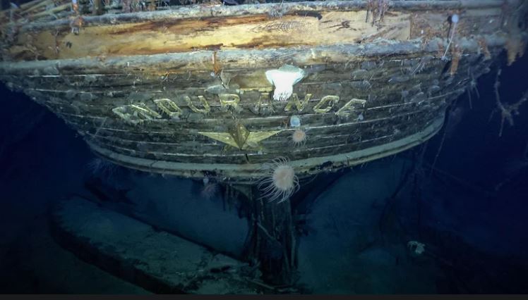 Hallaron destructor de EEUU de la Segunda Guerra Mundial sumergido a una profundidad récord (Fotos)