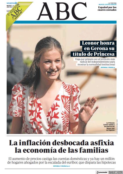 Portadas de la prensa internacional de este lunes 4 de julio de 2022