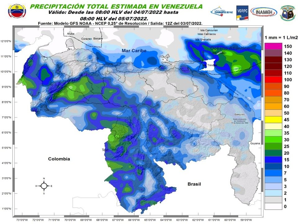 Inameh prevé fuerte oleaje en todas las costas venezolanas este #4Jul