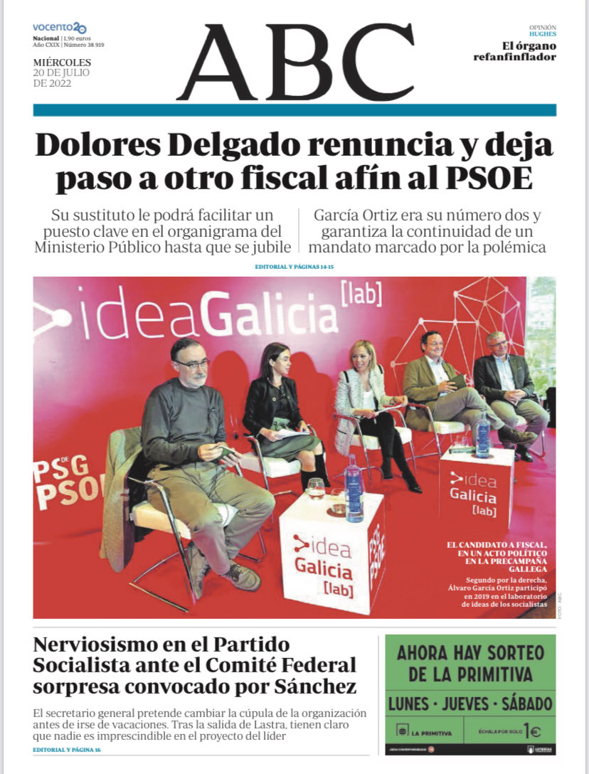 Portadas de la prensa internacional de este miércoles 20 de julio de 2022