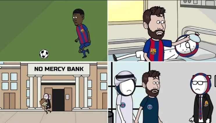 VIRAL: El video que resumió el colapso del Barcelona en tres minutos