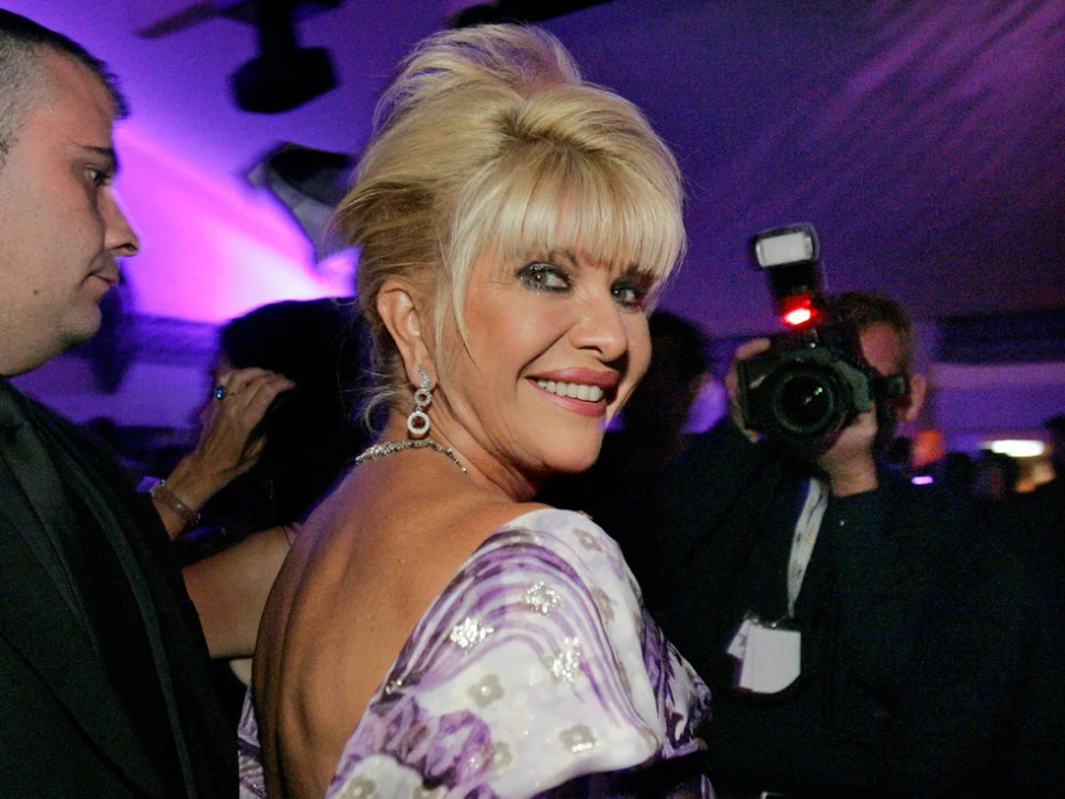 Forense reveló la causa de la muerte de Ivana Trump