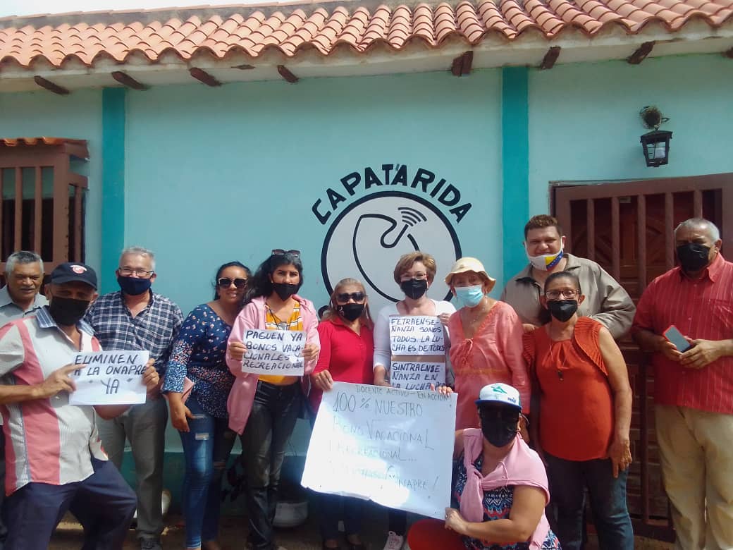 Hasta los maestros de las zonas rurales de Falcón salieron a protestar contra los atropellos de la Onapre