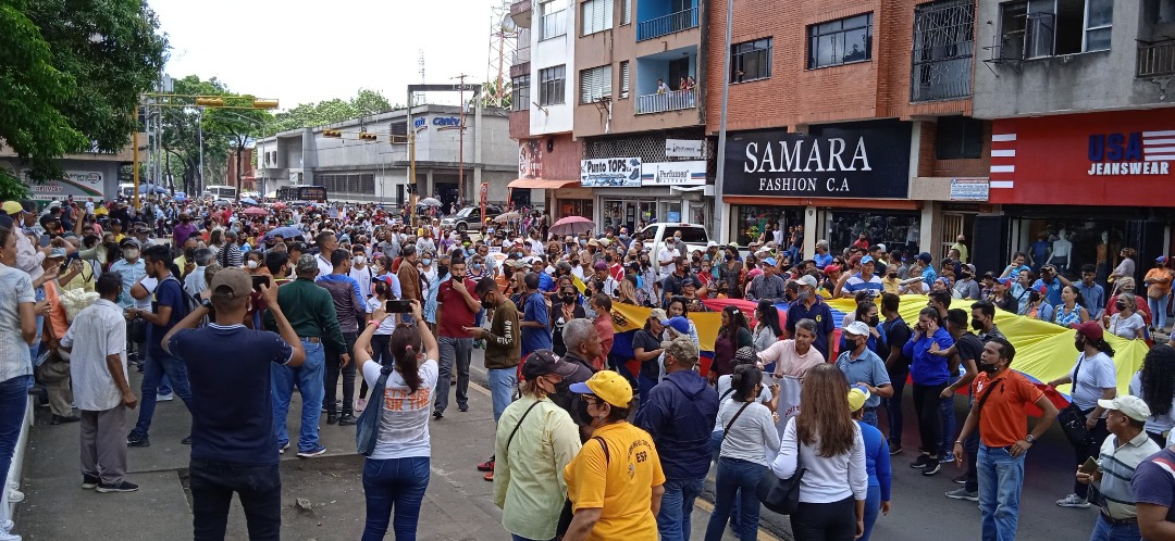 Maestros y universitarios volvieron a las calles de Maturín en contra de la “perversa” Onapre (FOTOS)