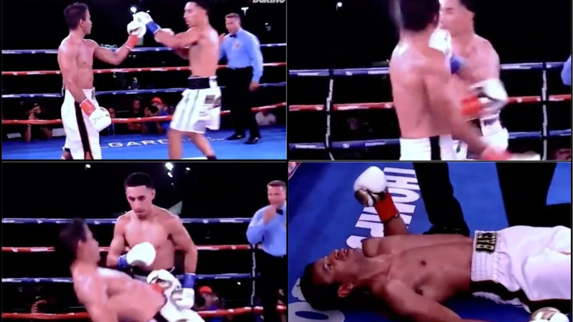 Venezolano fue noqueado por una actitud antideportiva y despertó la polémica en el boxeo mundial (VIDEO)