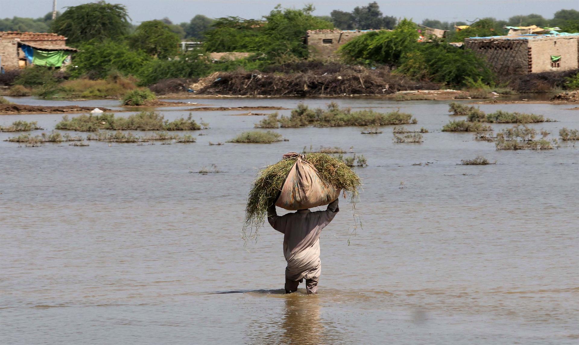 Las incesantes lluvias en Pakistán dañan unas ruinas patrimonio de la humanidad