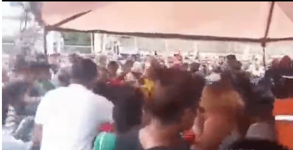 Jornada alimentaria del Psuv en Machiques terminó en trifulca y saqueos (VIDEO)