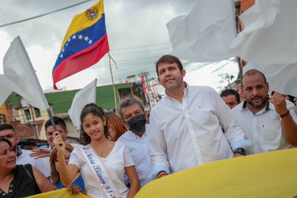 Colectivos chavistas arremetieron contra una concentración de Carlos Prosperi en Trujillo (Video)