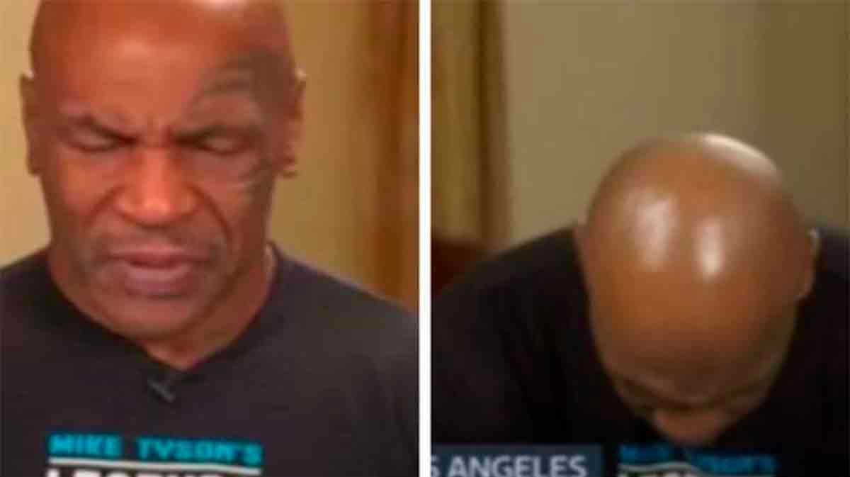 Mike Tyson reveló qué consumió el día que se quedó dormido en una entrevista