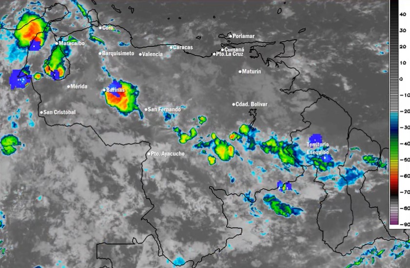 Inameh prevé lluvias de intensidad variable y chubascos en gran parte del país este #19Nov